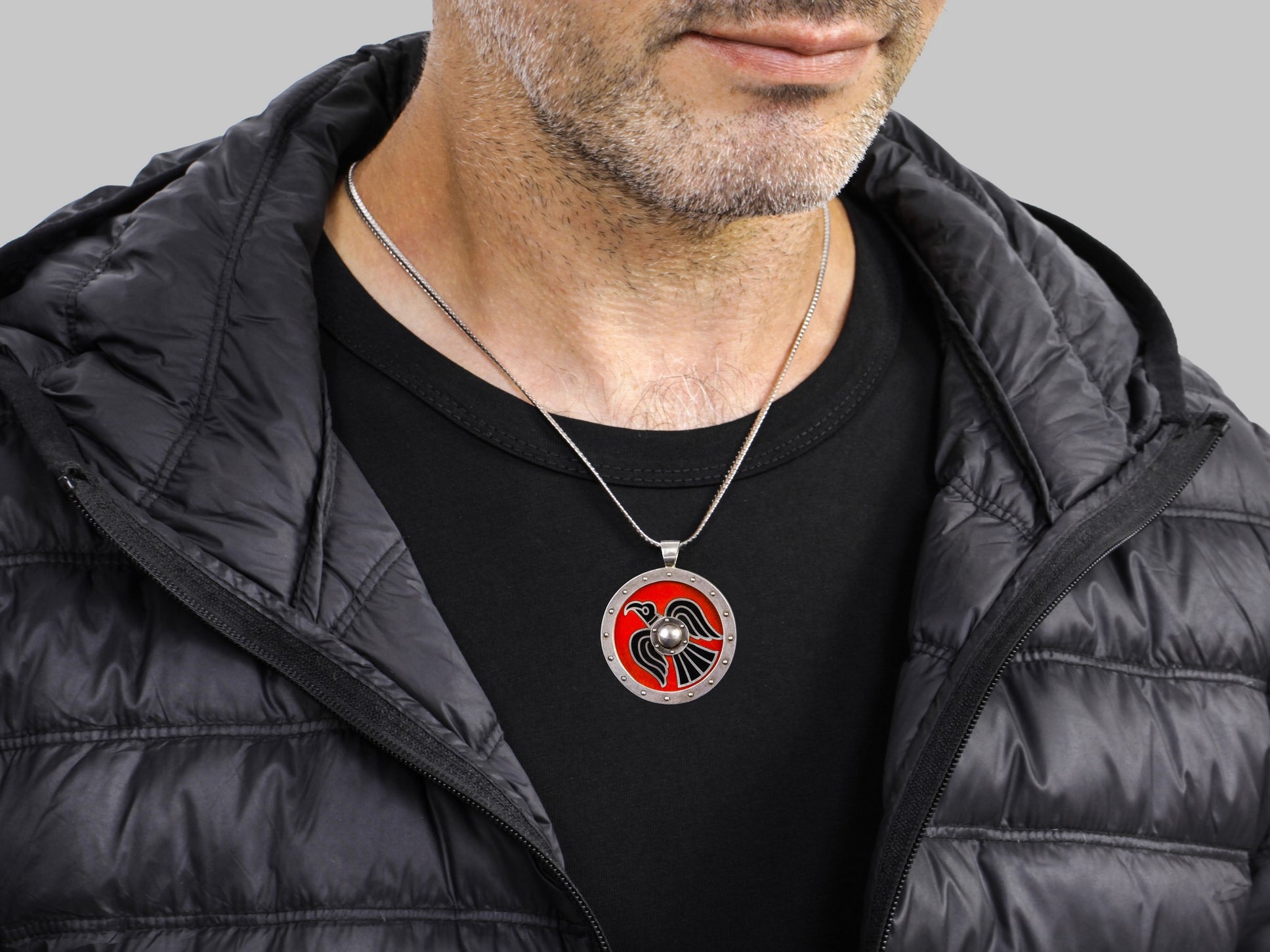 large shield pendant