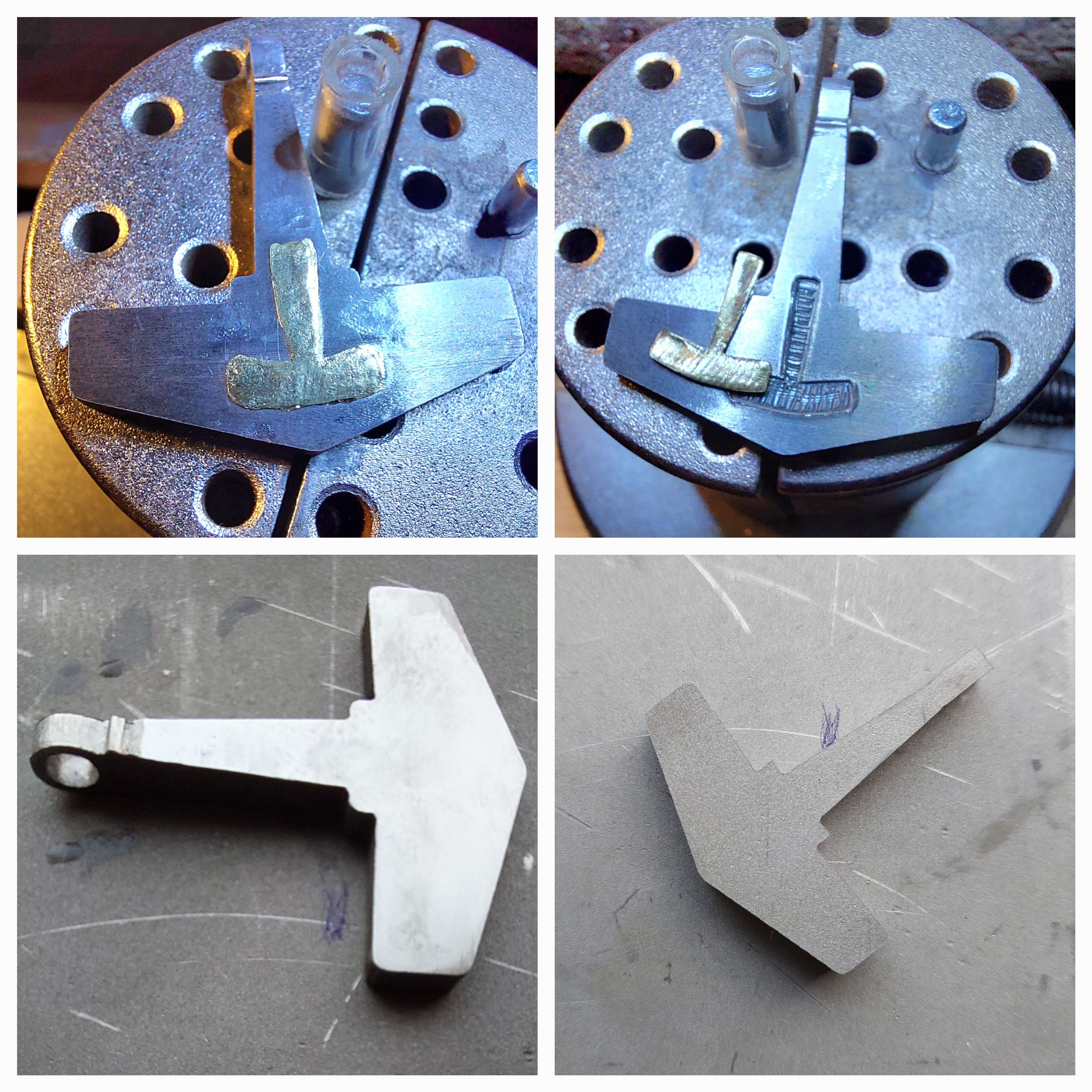 Yachur Titanium Mjolnir Pendant – Brass Inlay Thor’s Hammer Necklace – Viking Norse Amulet