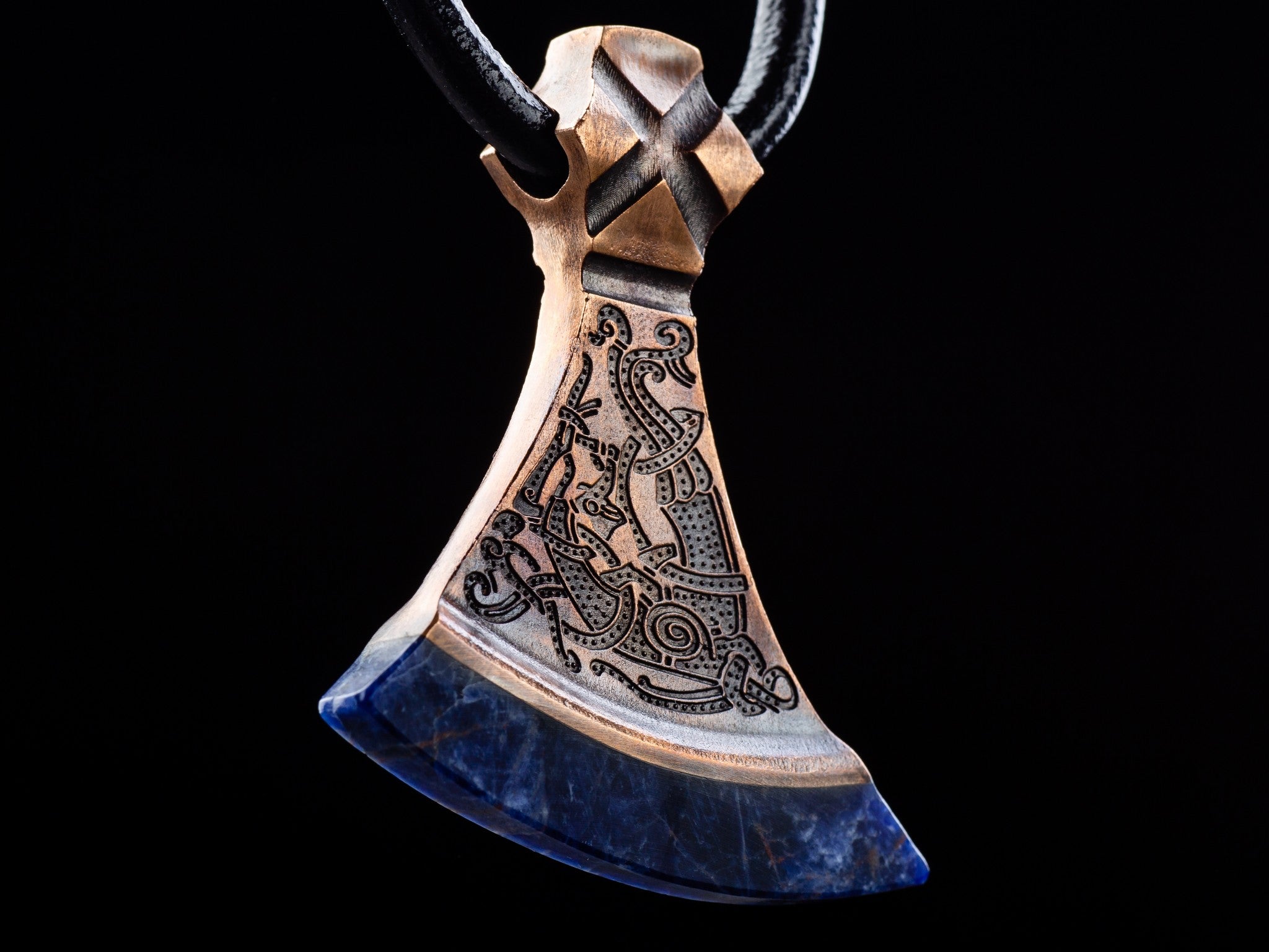 Mammen style bird ornament of a bronze axe