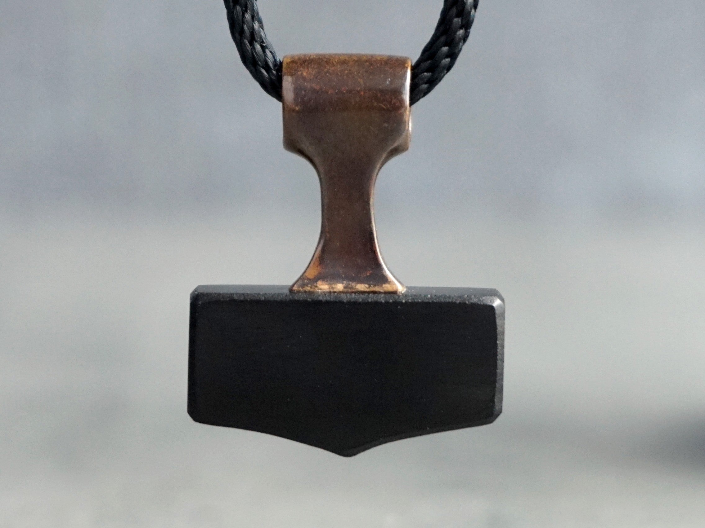 small black hammer necklace