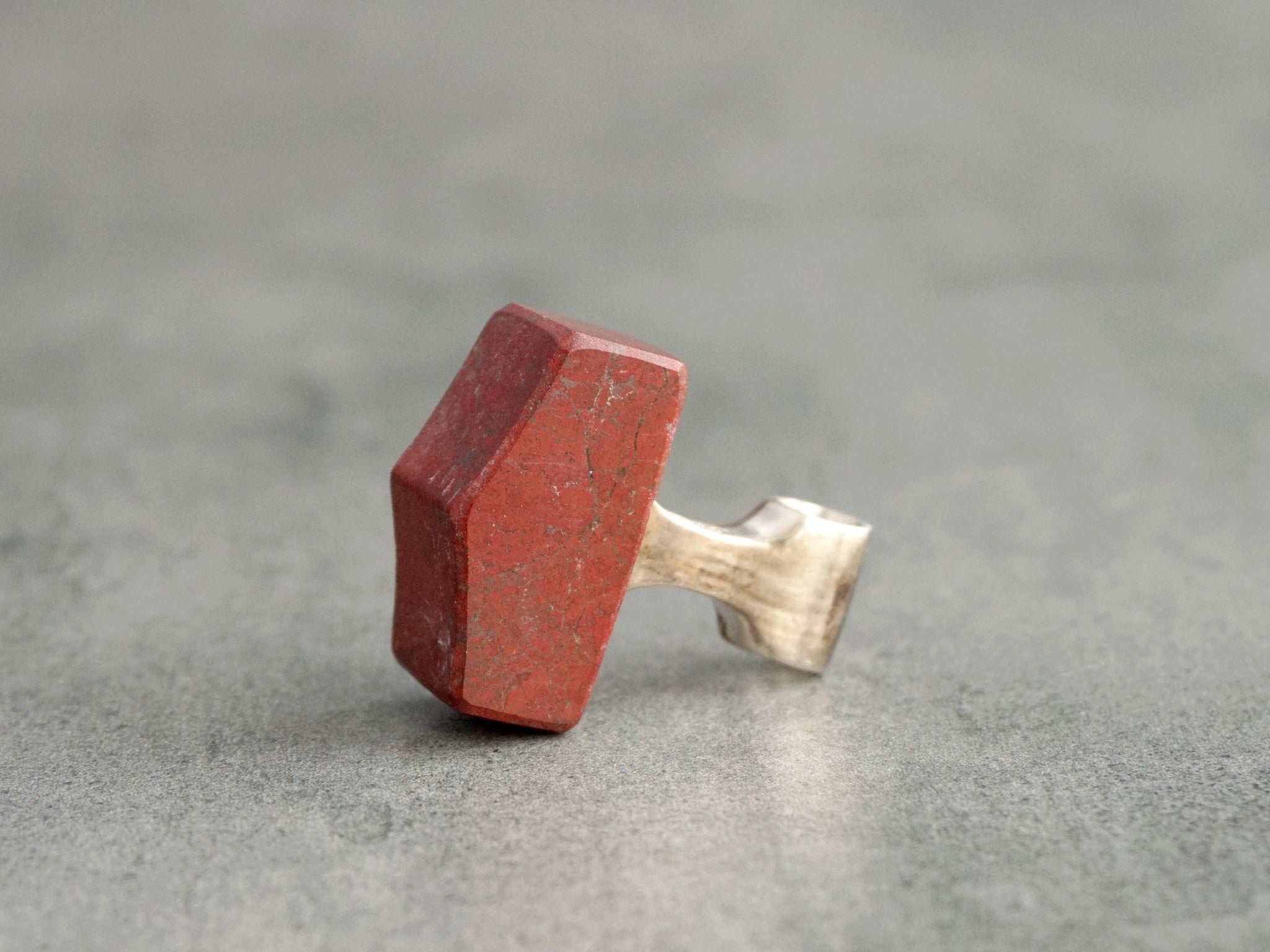 Red Jasper Mjolnir Necklace (small)