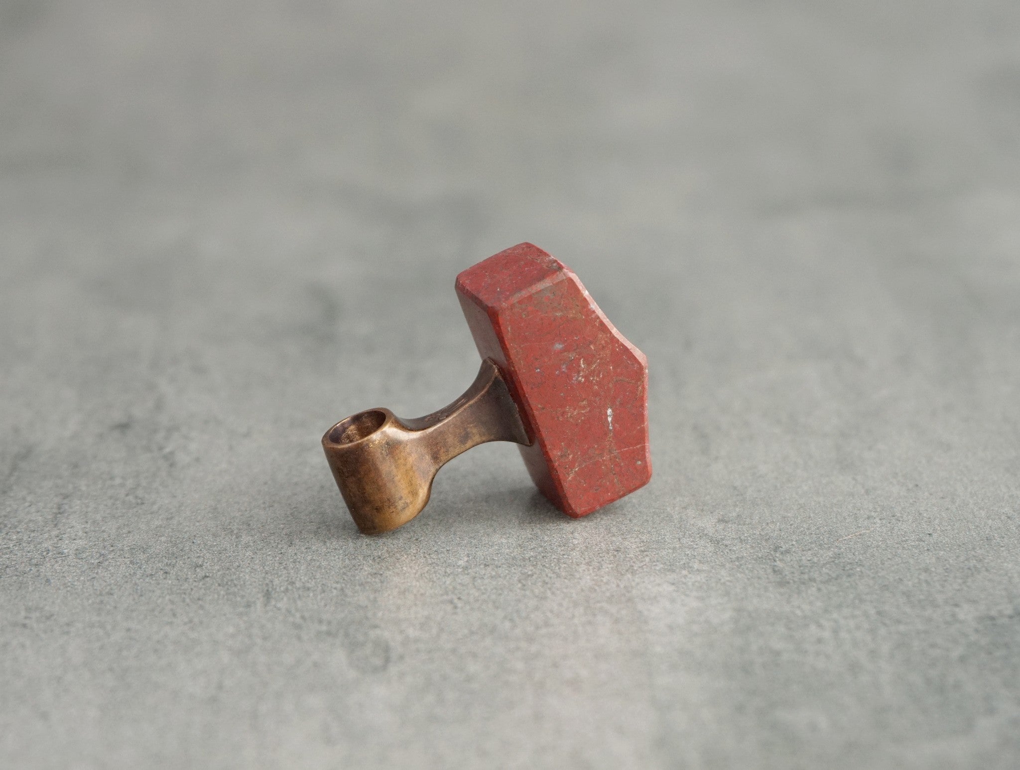 Red Jasper Mjolnir Necklace (small)