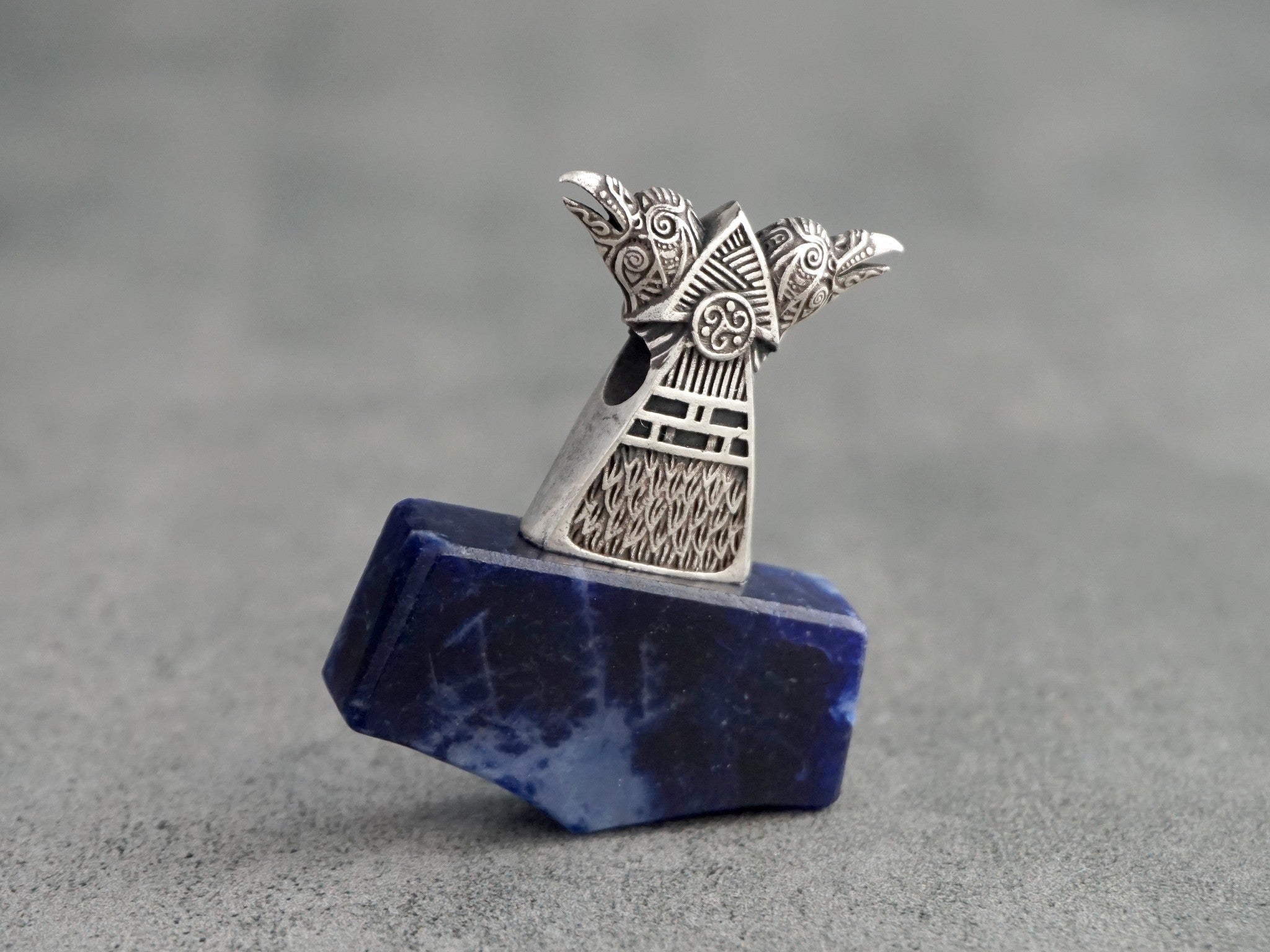 Raven Mjolnir with Sodalite